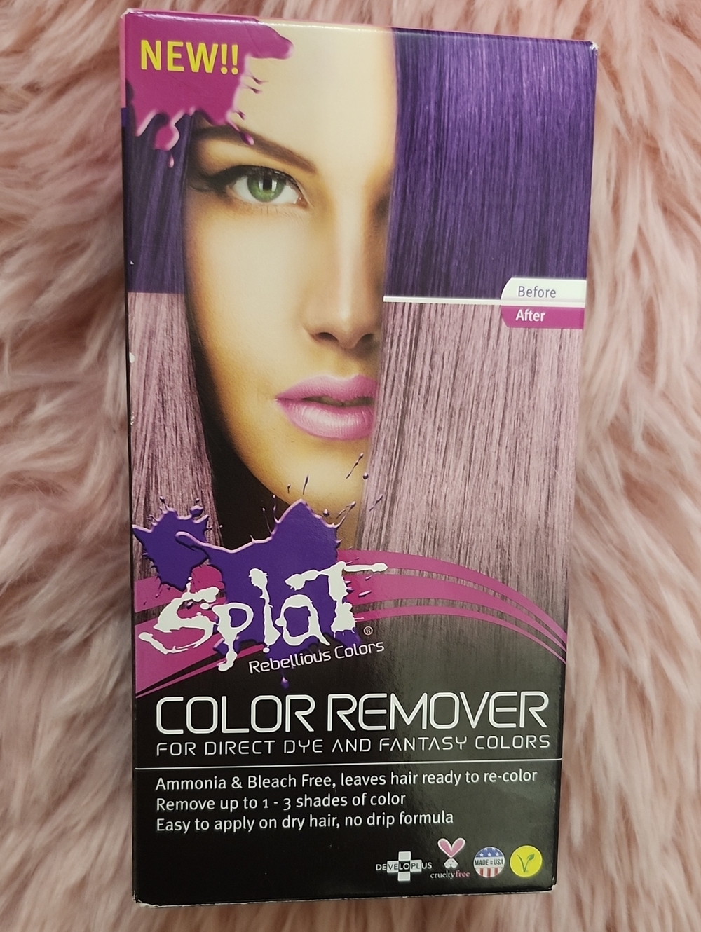 Brand New SPLAT COLOR REMOVER FOR DIRECT DYE & FANTASY COLORS